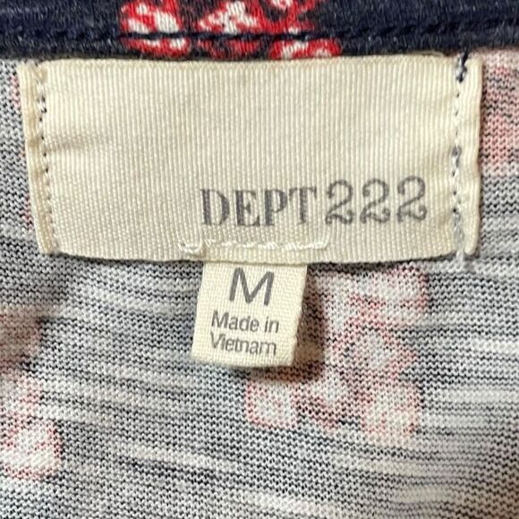 Dept 222 Paisley Bohemian Tassel Tank Sz M - Picture 12 of 12